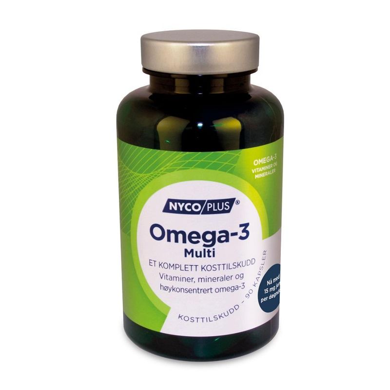Nycoplus omega-3 multi kapsel 90 stk