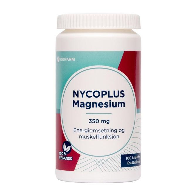 Hovedbilde Nycoplus magnesium tablett 350 mg 100 stk