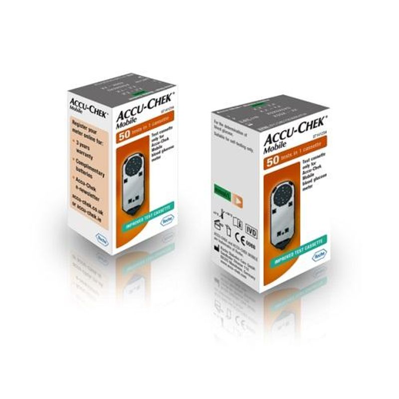 Accu-chek mobile testkasett 50 stk