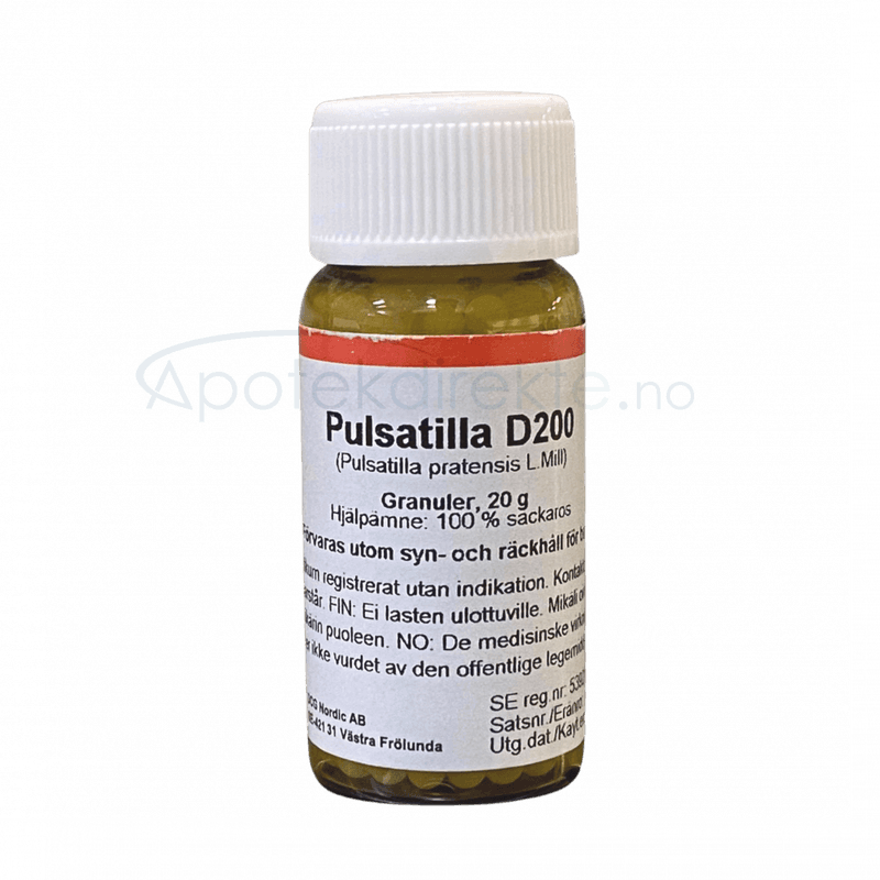 Pulsatilla D200 20 gram piller