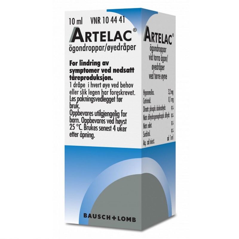 Artelac øyedråper 10 ml