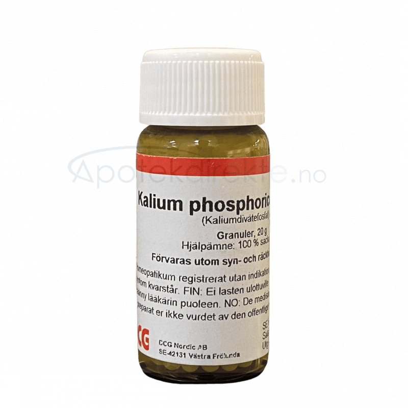 Kalium phosphoricum D200 20 gram piller