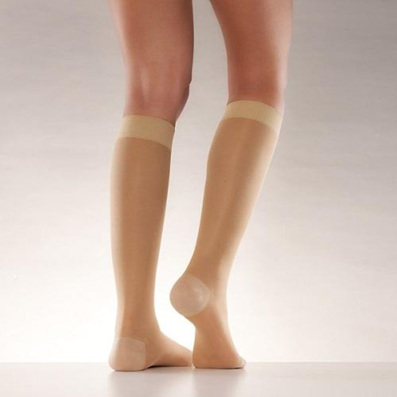 Mabs nylon knestrømpe K1 sand XL 1 par