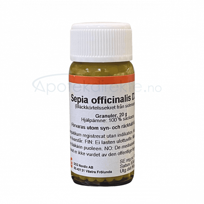 Hovedbilde Sepia officinalis D12 20 gram piller