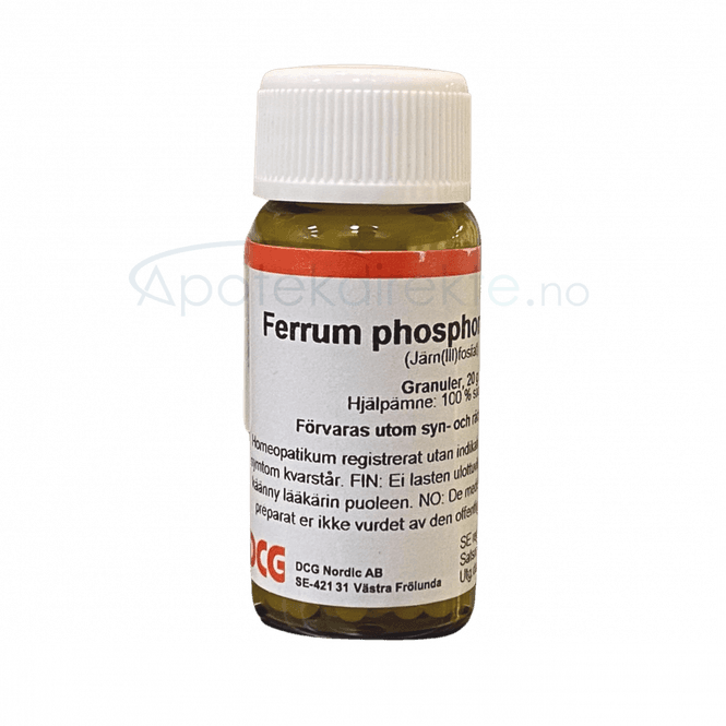 Hovedbilde Ferrum phosphoricum D30 20 gram piller