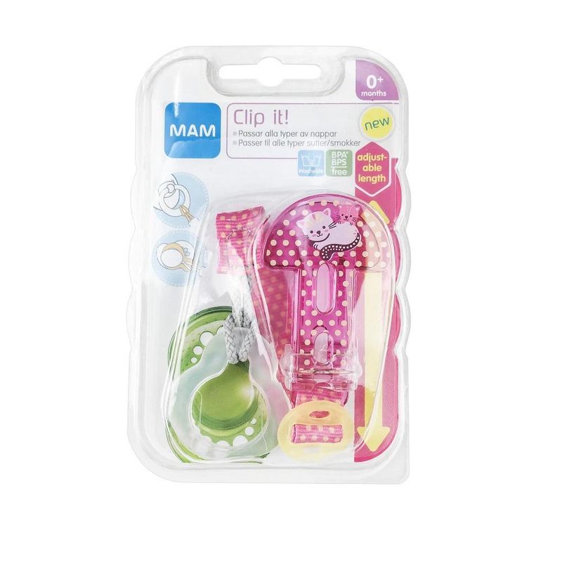 Mam clip it festesnor pink 0mnd+