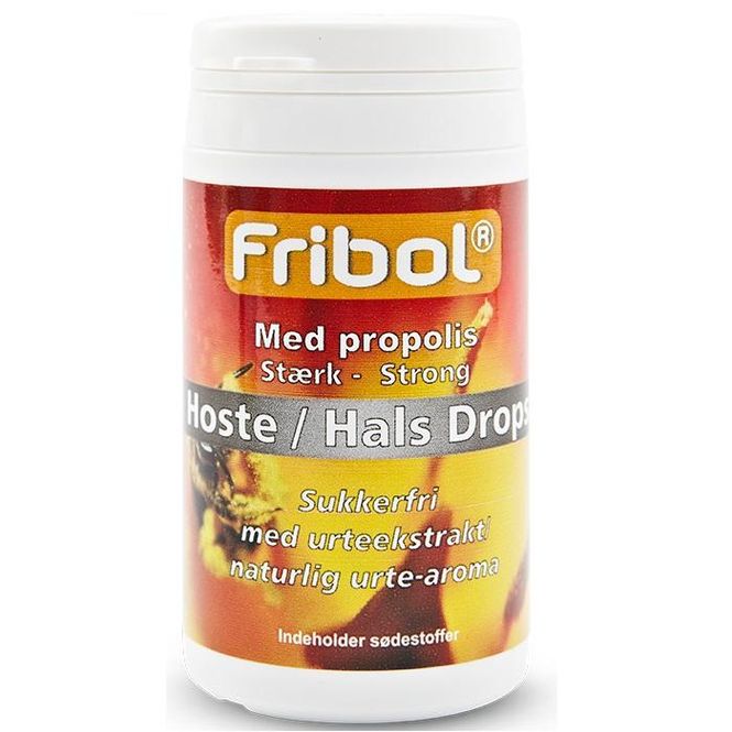 Hovedbilde Fribol sukkerfri host/hals propolis 60 gram