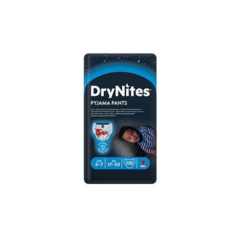 Drynites boy 4-7 år 10 stk
