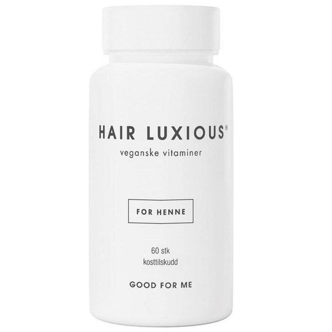 Hovedbilde Hair luxious for henne vegan vit tablett 60 stk
