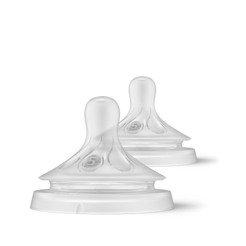 Avent flaskesmokk natural response teat 6m+ 2 stk