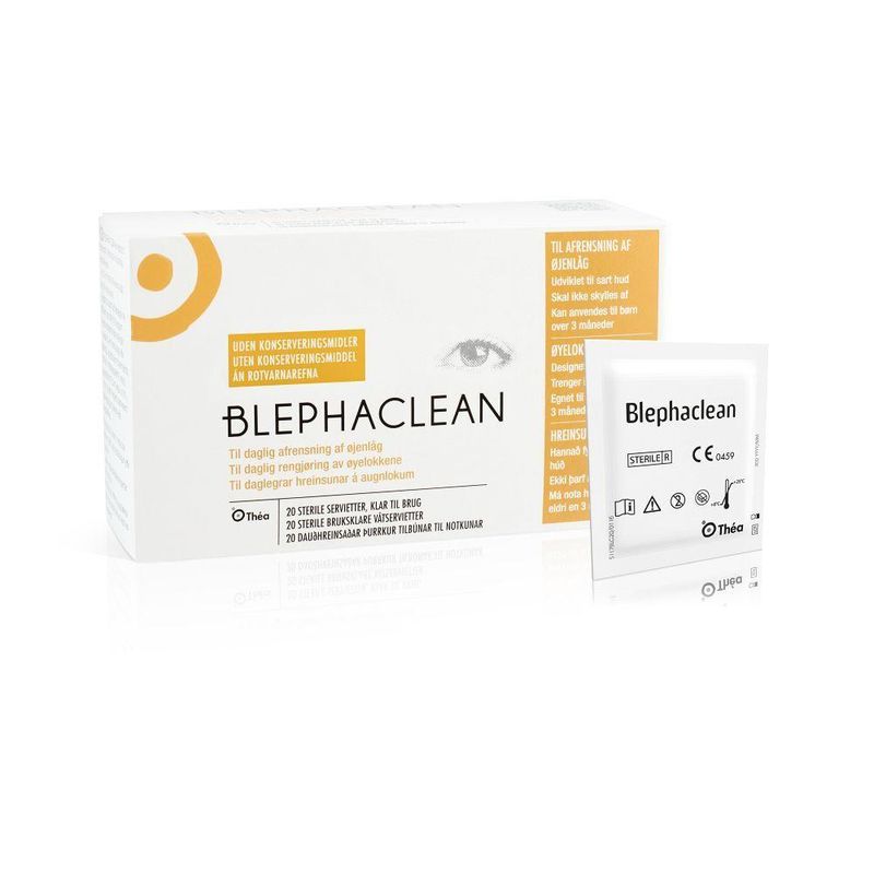 Blephaclean våtserv m/renselot 20 stk