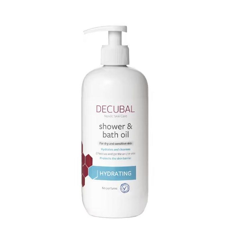 Decubal hydrating shower & bath oil 500 ml