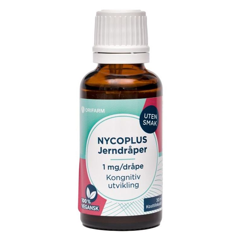 Nycoplus jerndråper 1 mg/dråpe 30 ml 