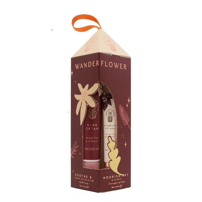 Hovedbilde Wanderflower hand & lipmask gavesett