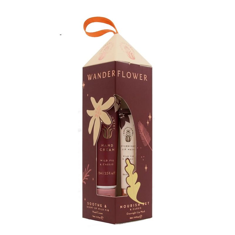 Wanderflower hand & lipmask gavesett