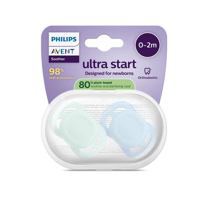 Hovedbilde Philips avent ultra start narresmokk blå/grønn 0-2mnd 2 stk