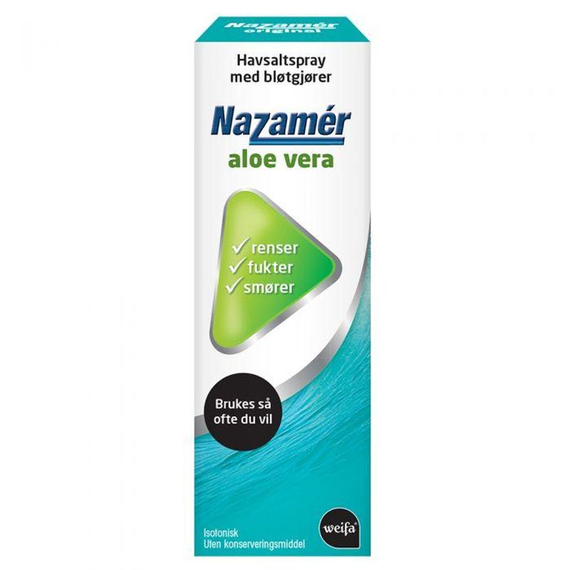 Nazamer aloe vera saltvannspray 20 ml