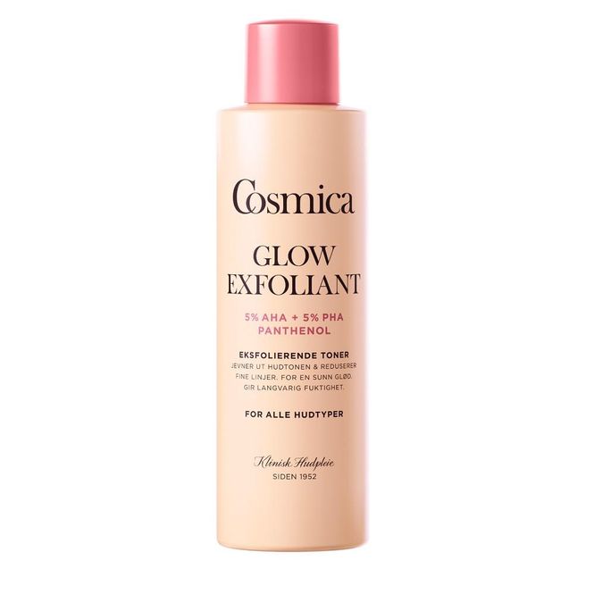 Hovedbilde Cosmica fa glow exfoliant toner u/p 150 ml