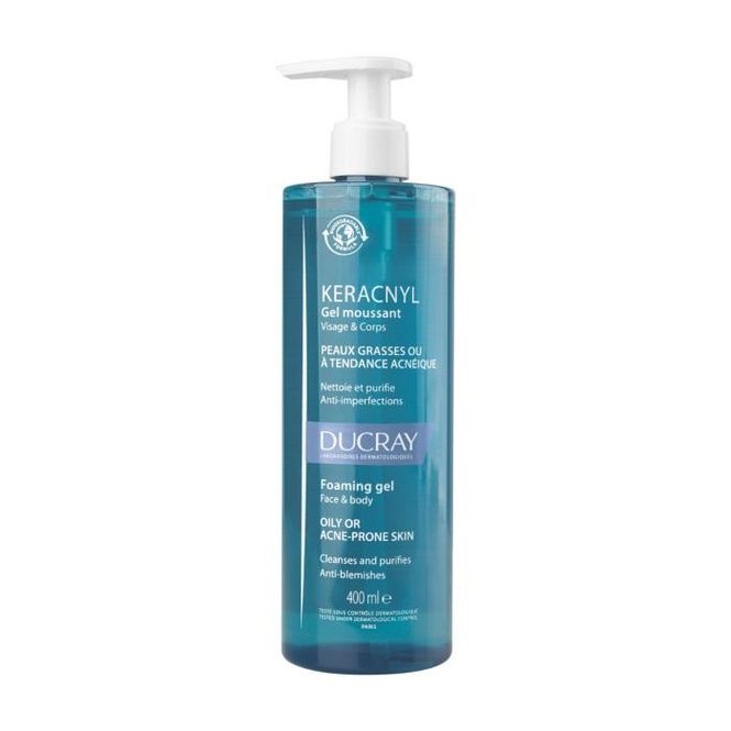 Hovedbilde Ducray keracnyl foaming gel 400 ml