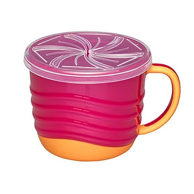 Hovedbilde Nip snacksboks 2-i-1 rosa