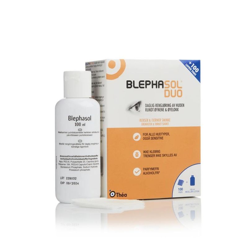 Blephasol duo m/servietter 100 ml