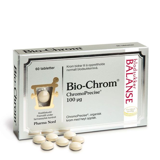 Hovedbilde Bio-chrom chromopre tablett 100 mcg 60 stk