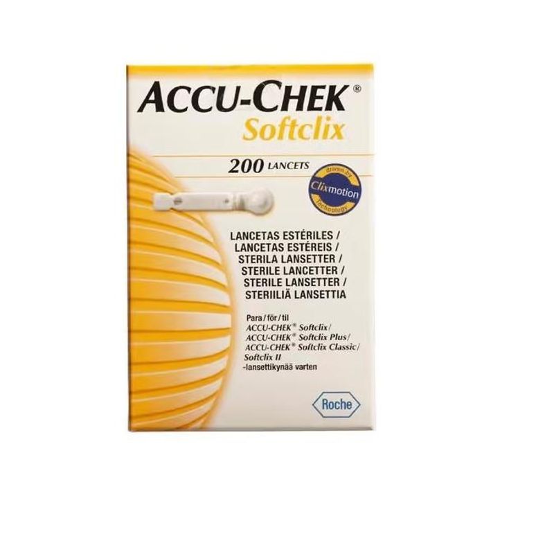 Accu-chek softclix lansett 200 stk