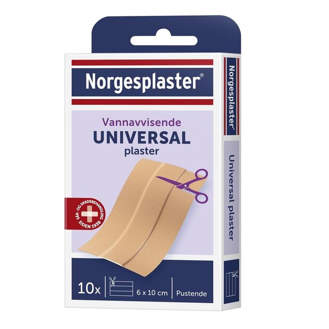 Hovedbilde Norgesplaster universal 10 cm 10 stk