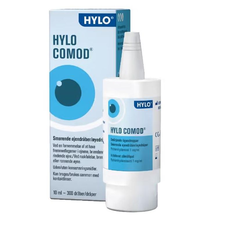 Hylo-comod øyedråper u/kons 10 ml