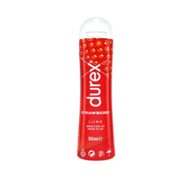 Hovedbilde Durex glidemiddel strawberry 50 ml
