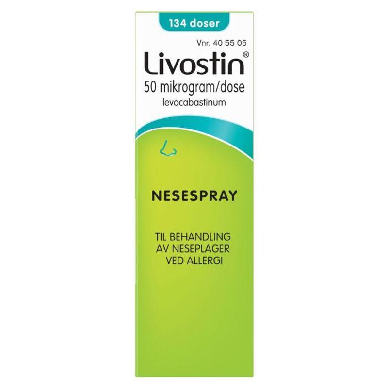 Livostin nesespray 50mcg/dose 134 doser