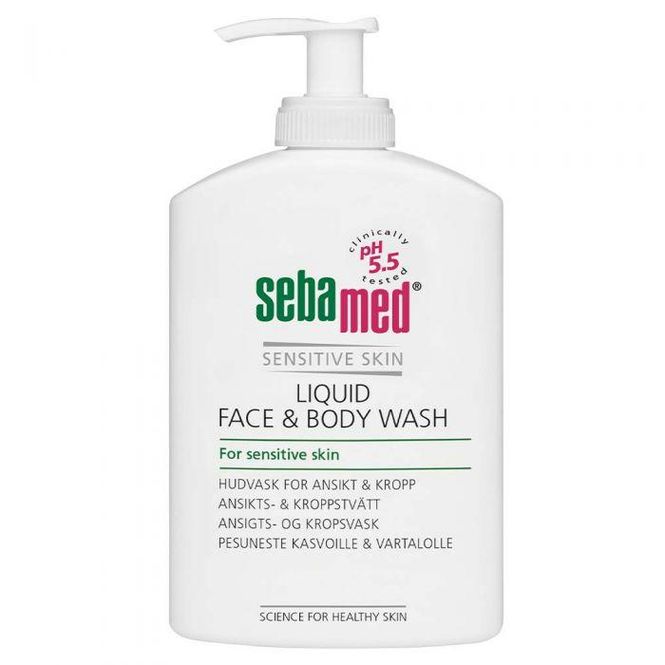 Hovedbilde Sebamed liquid face&body wash pump 300 ml